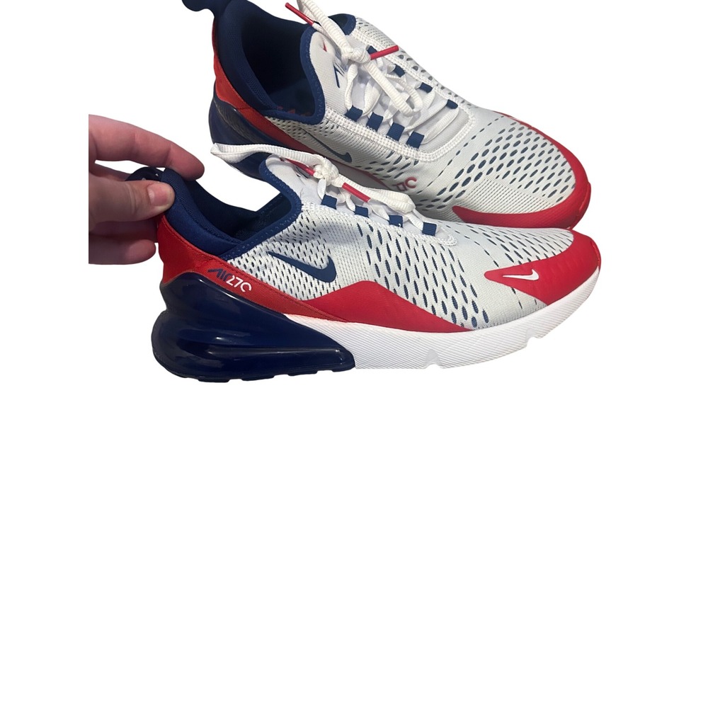 Nike Air Max 270 USA Olympic White Red Blue Mens Size 10, excellent condition
